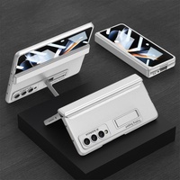 Foldable Magnetic Hinge Case for Samsung Galaxy z Fold 4 - Compact Design - Deep Sea Green thumbnail