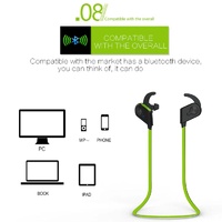 Wireless Bluetooth In-ear Headset with Magnetic Switch & Indicator Light - Green thumbnail