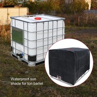 Water Tank Sunscreen Dust Cover - 1000l Capacity 210d Oxford Cloth - Green thumbnail