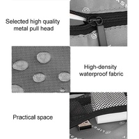 Portable Multi-functional Headphone Charger and Data Cable Storage Bag with Power Pack - 24 x 12 x 5cm - Grey thumbnail