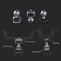 Adjustable Magic Arm Mount For Slr Camera - Grey thumbnail
