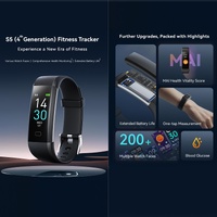 Waterproof Fitness Tracker Watch With Heart Rate Monitor - Purple thumbnail
