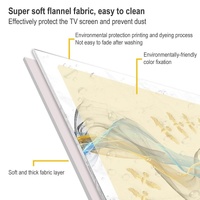 52 Inch Dust-proof Tv Cover for Household - Birds And Flowers thumbnail