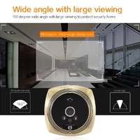 4.3 Screen Video Doorbell With 2.0Mp Resolution - Gold thumbnail