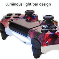 Wireless Bluetooth Game Controller for Ps4 with Dual Vibration and Light Strip - Hulk thumbnail