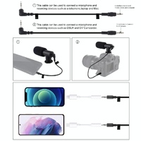 Bluetooth Vlogging Kit With Led Light Mic Tripod - Blue thumbnail