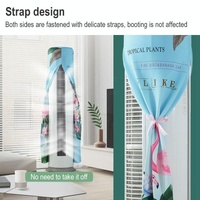 185 x 40 Cm Elastic Cloth Cabinet Air Conditioner Dust Cover - Lotus thumbnail