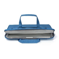 15.4 Inch Laptop Bag - Portable one Shoulder Zipper for Macbook Samsung Sony Dell Alienware Chuwi Asus Hp - Blue thumbnail