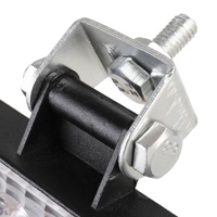 Dc 10 - 30V 27W 2500Lm 6000K 60 Degrees Adjustable Waterproof Vehicle Car Boat Marine External Work Emergency Lights With 9 Intense Wafer Led White Li thumbnail
