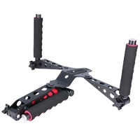 Multifunctional Camera Shoulder Mount For Dslr / Video Camera With Red Handles thumbnail