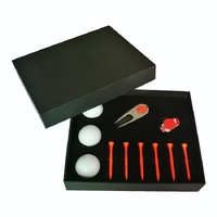 Complete Golf Gift Set 11-in-1 Tees Divot Tool and 3 Balls - Red thumbnail