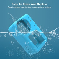 Protective Silicone Case with Lens Cap - Red thumbnail