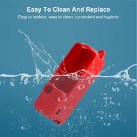 3 in 1 Silicone Case Set for Dji Pocket 3 - Red thumbnail