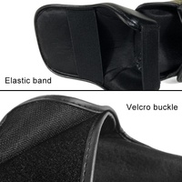 Thickened Leg Guards For Freestyle Grappling Thai Boxing And Taekwondo - Red thumbnail
