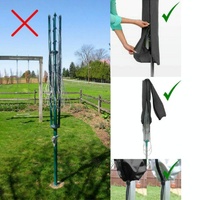 Waterproof Dustproof Cover for Outdoor Drying Rack - 210d Oxford Cloth - Silver thumbnail