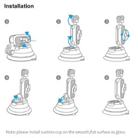 Universal Suction Cup Phone Holder for Action Cameras thumbnail