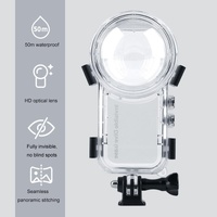 Waterproof Insta360 X3 Camera Diving Case for Underwater Photography thumbnail