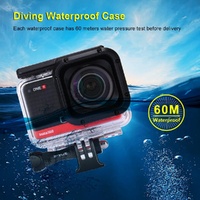 60m Waterproof Diving Case for Insta360 one r 1.0 Inch Edition thumbnail