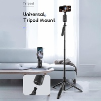 360 Rotation Follow-up Gimbal Stabilizer with 1 / 4-inch Interface - Black - White thumbnail