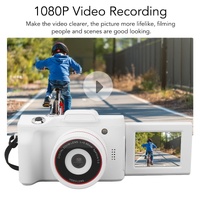 Hd 720p Recording Flip Screen Digital Camera with Interchangeable Lens and Infrared Lens - White thumbnail