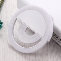 Adjustable Clip Beauty Light for Smartphones - Usb Cable - White thumbnail