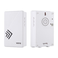 Home Music Remote Control Wireless Doorbell With 38 Polyphony Sounds White thumbnail