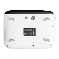 Portable Mini Led Projector For Home Theater - Av / Sd / Hdmi - Black White thumbnail