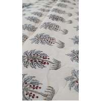 Kolka Palm & Pine Reversible Quilt 100% Cotton Blue - King Size thumbnail