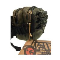 FIB Canvas Bum Bag w Belt Wallet Waist Pouch Travel Mobile Phone Military - Khaki thumbnail
