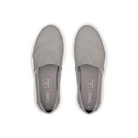 TOMS Womens Canvas Slip On Shoes Sneakers Flats Alpargata Espadrilles - Grey - US 9 thumbnail