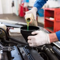 2x Car Auto Motorcycle Plastic Flexible Spout Gas Oil Water Fuel Funnel Tool Kit thumbnail