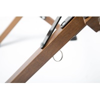Bamboo Foldable Camping Table + 2 Chairs Waterproof Wood Wooden Travel Set Kit thumbnail