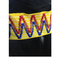 Mens INDIAN WIG Native American Fancy Dress Party Costume Hair Headdress thumbnail