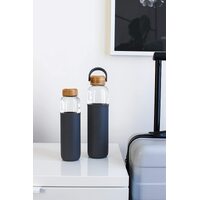 Soma Eco Bamboo Glass Water Bottle Grey 740ml BPA Free thumbnail