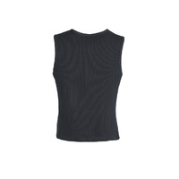 Mens Peaked Vest Waistcoat w/ Knitted Back Suit Formal Wedding Dress Up - Charcoal - 122 thumbnail