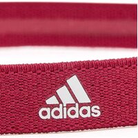 Adidas 3-Pack Sports Hair Bands Taining Stretch Headband - Black/Grey/Burgundy thumbnail