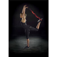 Adidas Stretch Assist Band Looped Warm Up Warmup Pre-Workout - Red/Black thumbnail