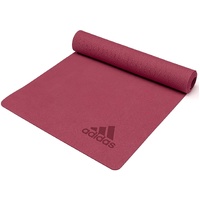 Adidas Premium Yoga Mat 5mm Exercise Training Floor Gym Fitness Pilates - Mystery Ruby thumbnail