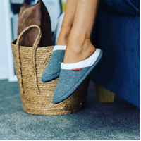 ARCHLINE Orthotic Slippers Slip On Arch Scuffs Orthopedic Moccasins - Grey Marle - EUR 35 thumbnail