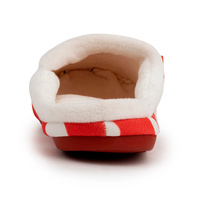 ARCHLINE Orthotic Slippers Slip On Scuffs Pain Relief Moccasins - Red Polka Dot - EUR 41 (Womens US 10) thumbnail