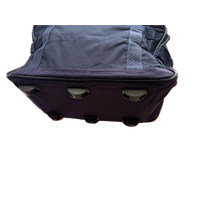44L Foldable Duffel Bag Gym Sports Luggage Travel Foldaway School Bags - Dark Navy thumbnail