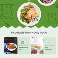 600pcs Disposable Sugarcane Bagasse Round Bowls - 18cm (450ml) - Bulk thumbnail