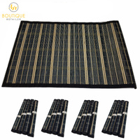 Set of 4 BAMBOO PLACEMATS Dinner Table Decor Party Natural Party 45x30cm BULK thumbnail