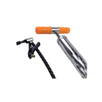 HAND TYRE PUMP With Booster & KPA Gauge Psi Bike Air Inflator Bicycle Tire thumbnail