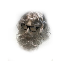 3 in 1 SANTA WIG White Beard Glasses SET Christmas Claus Xmas Costume Party thumbnail