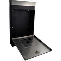 Sandleford  Letter Box Caddy Stainless Steel Lockable Mailbox - Wall Mounted thumbnail
