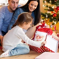 Singing Moving Eyes And Beard Shaking Hat Music Santa Claus Xmas Christmas Decor thumbnail