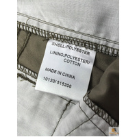 HUSKI Cargo Shorts Mens Cascade Microfibre Flexi Fit Short Army Military 515206 - Bone - 4XL (112cm Waist) thumbnail