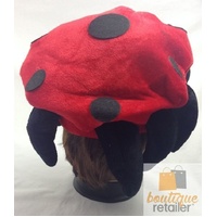 LADYBUG HAT Animal Novelty Cap Party Wear Fancy Dress Costume Accessory thumbnail