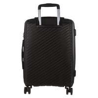 Pierre Cardin Inspired Milleni Hardshell 3-Piece Luggage Bag Set Travel Suitcase - Black thumbnail